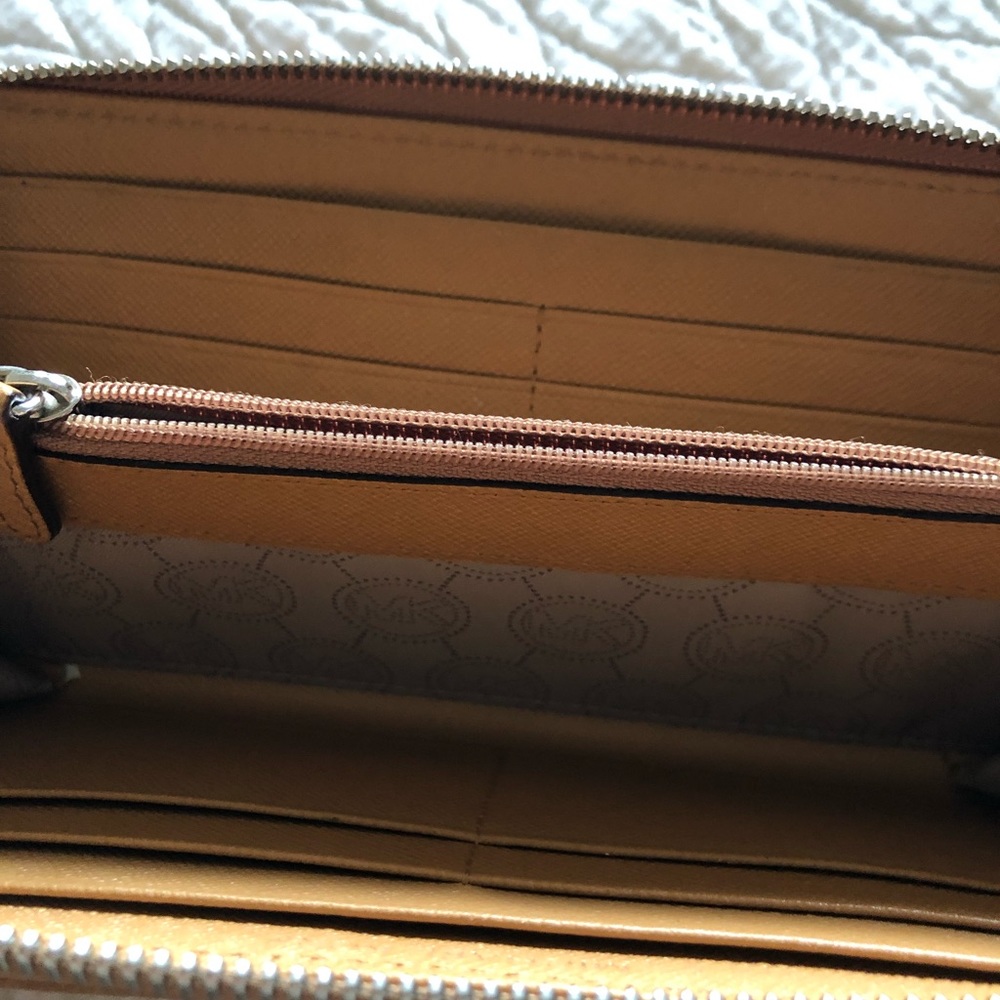 Michael Kors Python Embossed Tan Leather Wallet - image 6